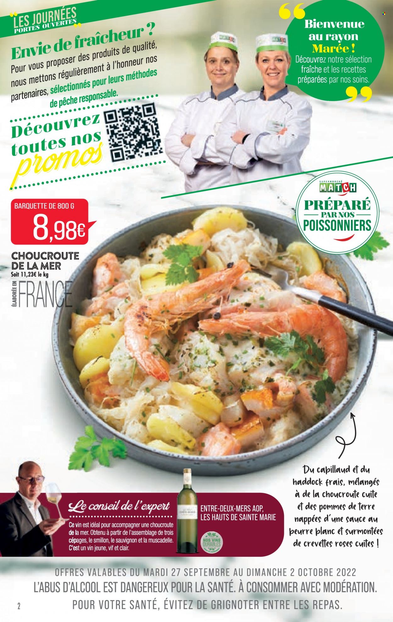 Catalogue Supermarché Match - 27/09/2022 - 09/10/2022. Page 2