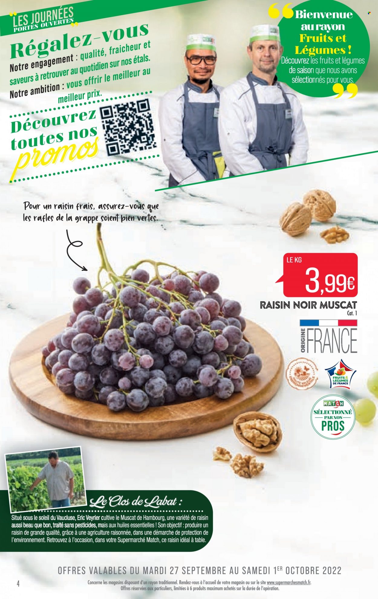 Catalogue Supermarché Match - 27/09/2022 - 09/10/2022. Page 4