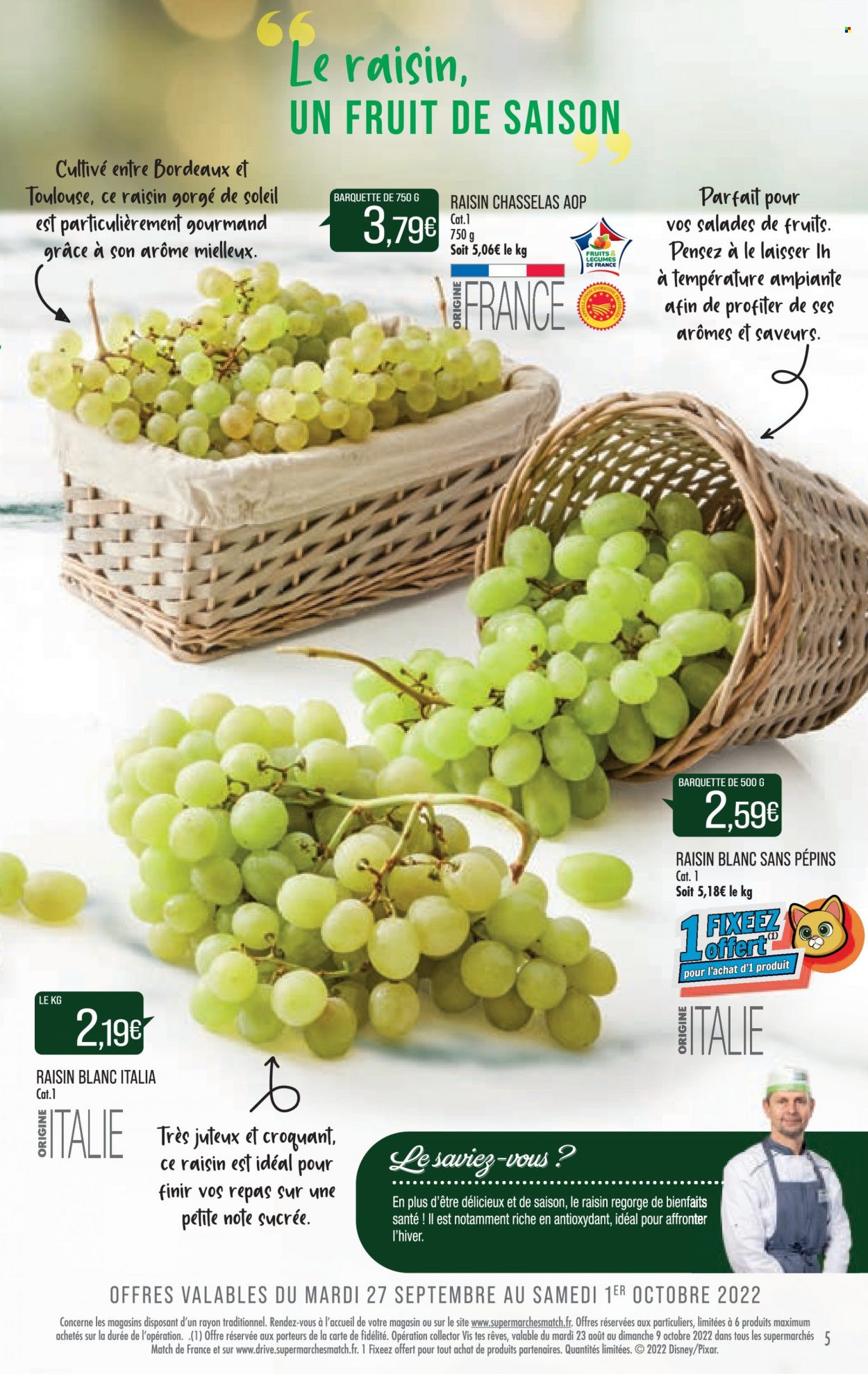 Catalogue Supermarché Match - 27/09/2022 - 09/10/2022. Page 5