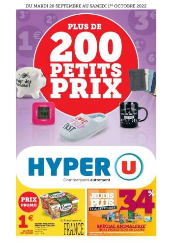 Catalogue HYPER U - 20/09/2022 - 01/10/2022.