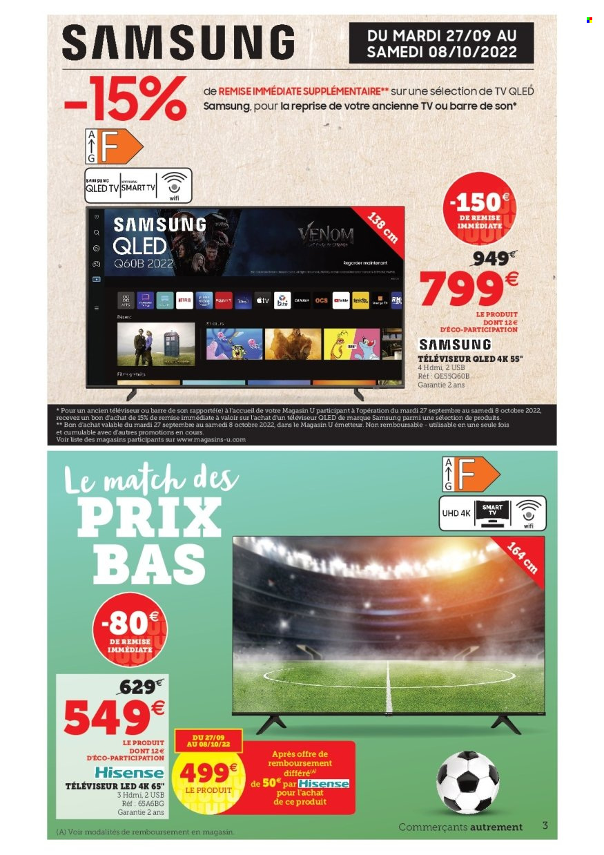 Catalogue SUPER U - 27/09/2022 - 08/10/2022. Page 3