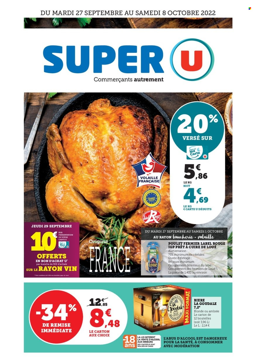 Catalogue SUPER U - 27/09/2022 - 08/10/2022. Page 1