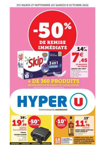 Catalogue HYPER U - 27/09/2022 - 08/10/2022.