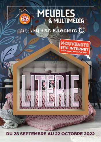Catalogue E.Leclerc - 28/09/2022 - 22/10/2022.