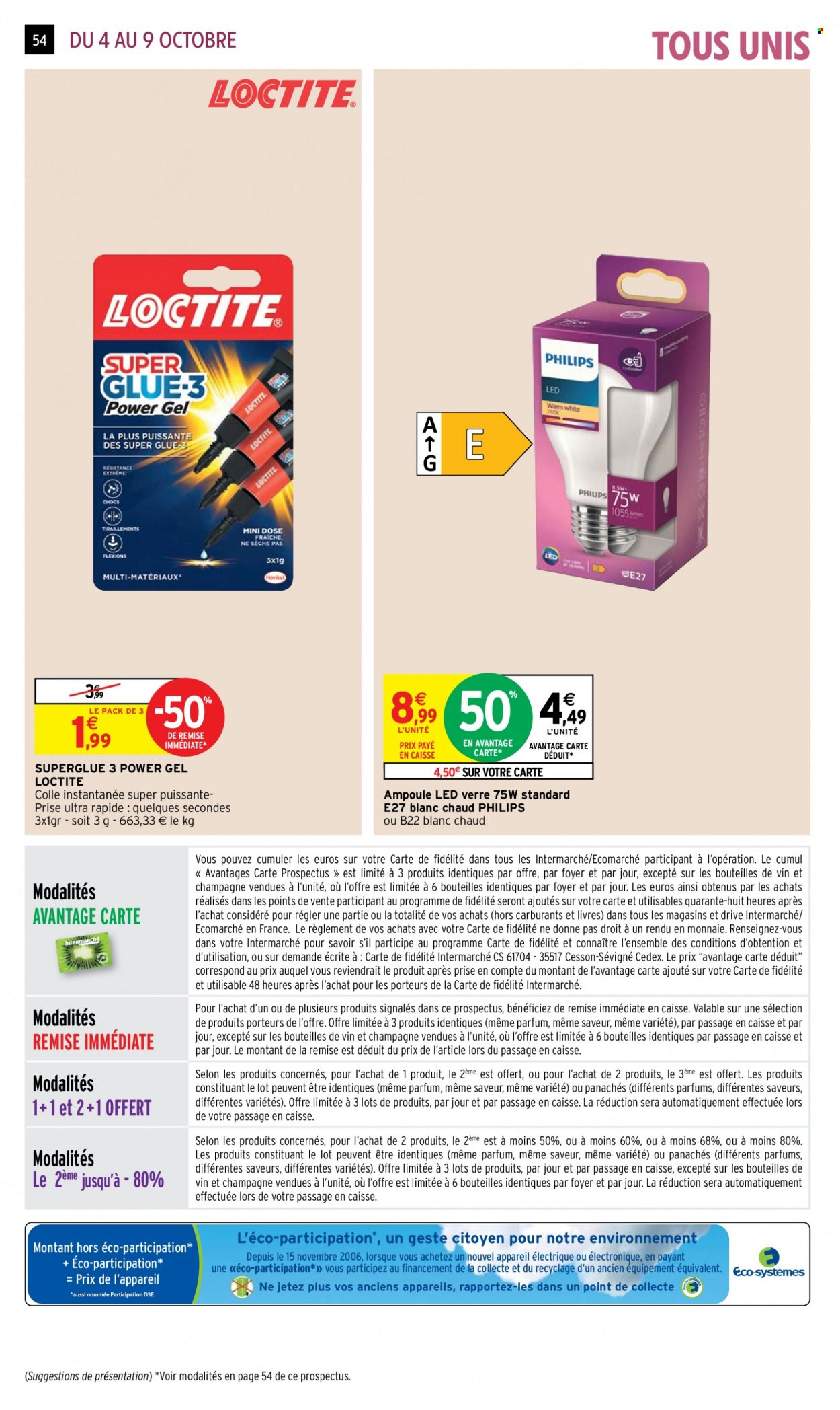 Catalogue Intermarché Super - 04/10/2022 - 09/10/2022. Page 54