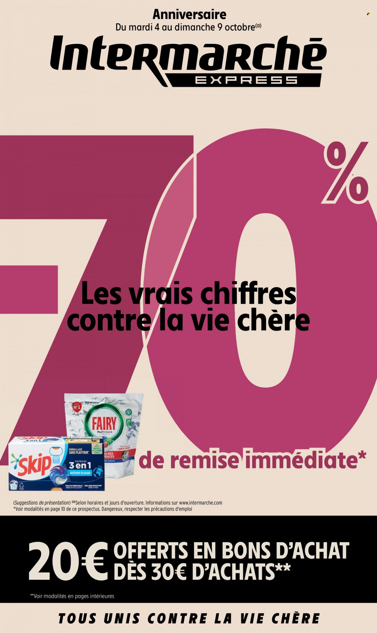 Catalogue Intermarché Express - 04/10/2022 - 09/10/2022. Page 1