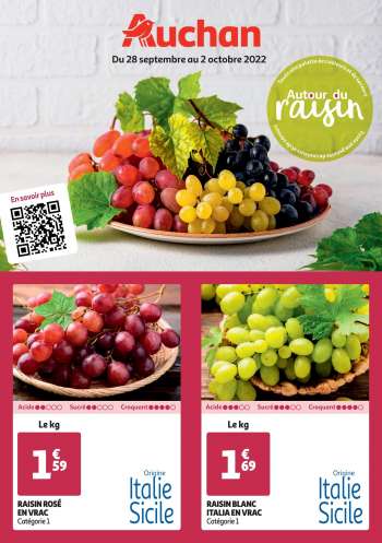 Catalogue Auchan - 28/09/2022 - 02/10/2022.