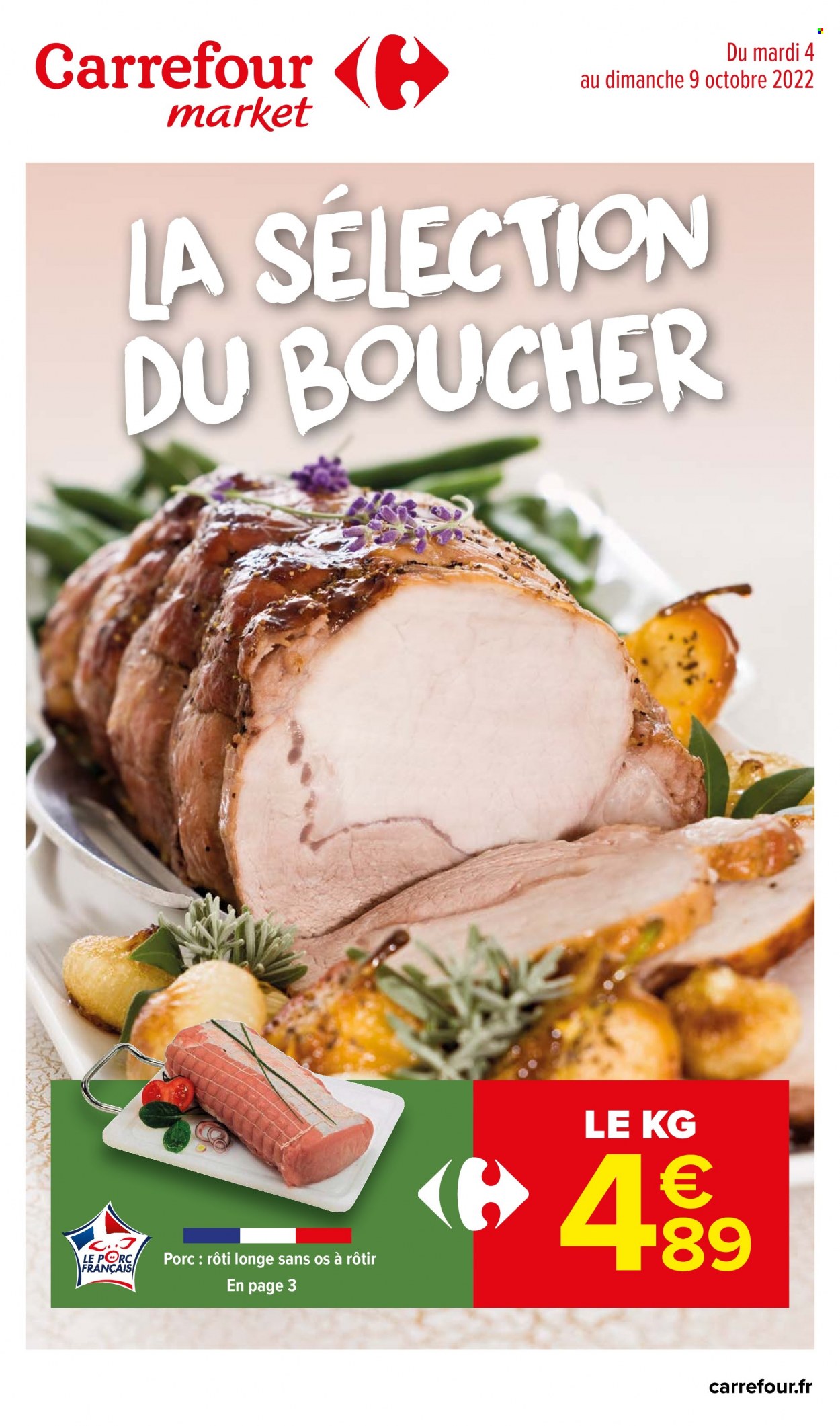 Catalogue Carrefour Market - 04/10/2022 - 09/10/2022. Page 1