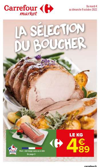 Catalogue Carrefour Market - 04/10/2022 - 09/10/2022.