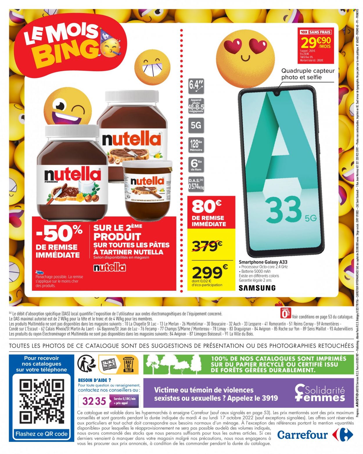 Catalogue Carrefour Hypermarchés - 04/10/2022 - 17/10/2022. Page 66