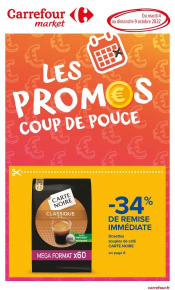 Catalogue Carrefour Market - 04/10/2022 - 09/10/2022.