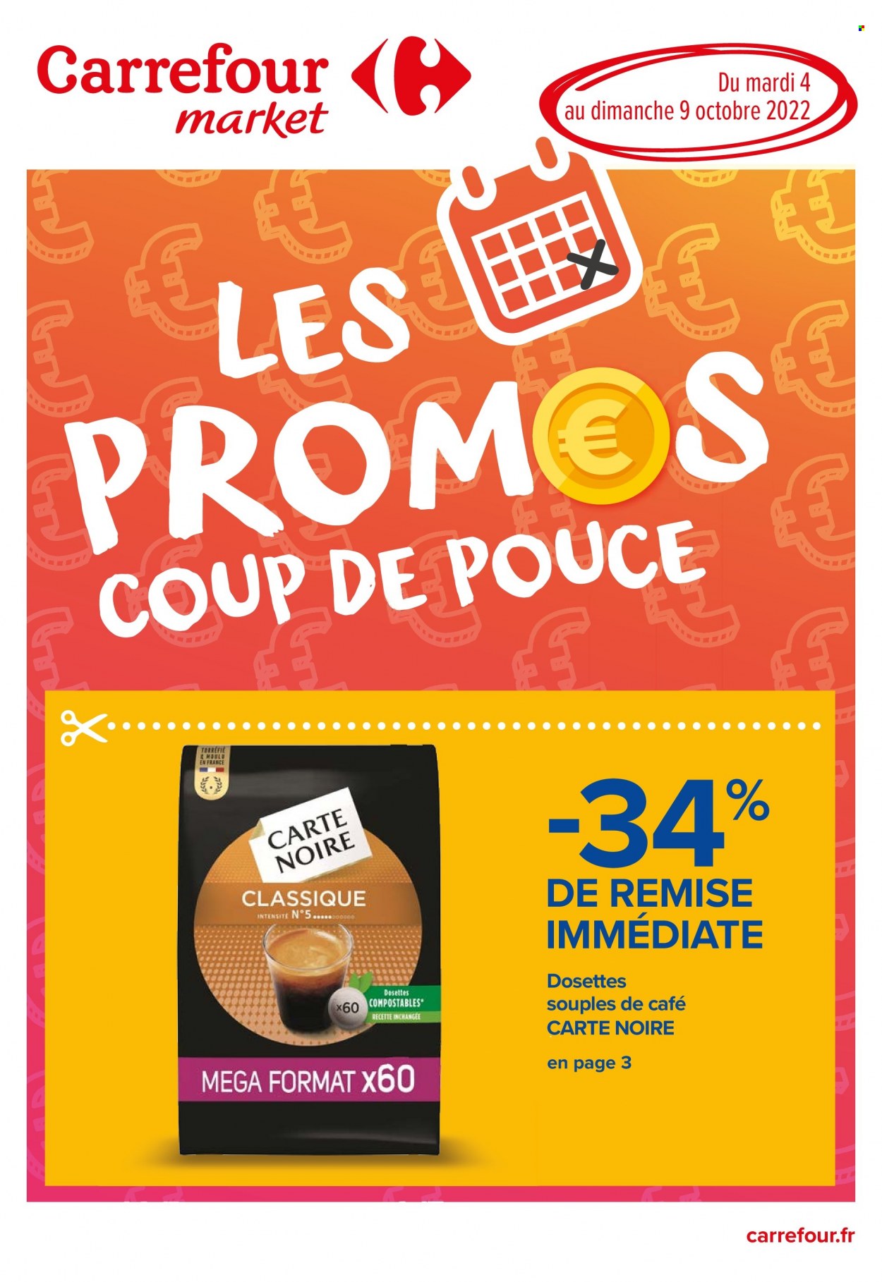 Catalogue Carrefour Market - 04/10/2022 - 09/10/2022. Page 1