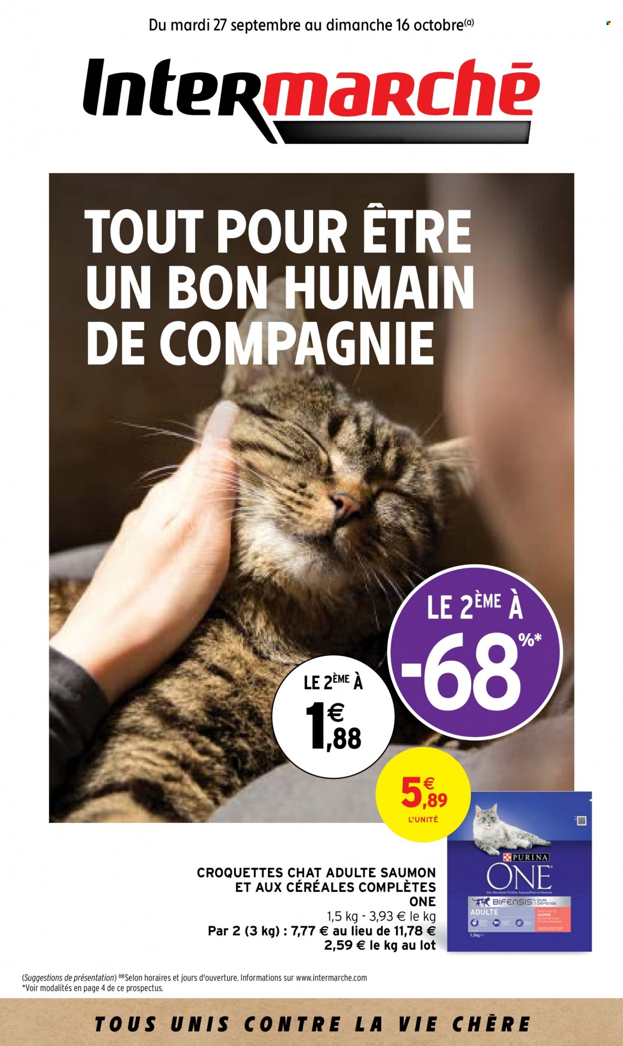 Catalogue Intermarché - 27/09/2022 - 16/10/2022. Page 1