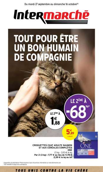 Catalogue Intermarché - 27/09/2022 - 16/10/2022.