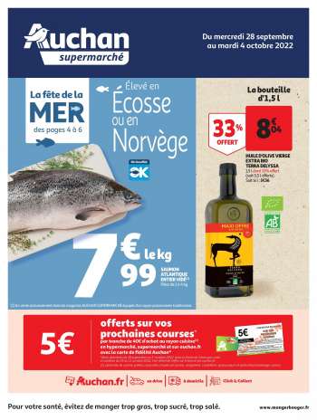 Catalogue Auchan - 28/09/2022 - 04/10/2022.