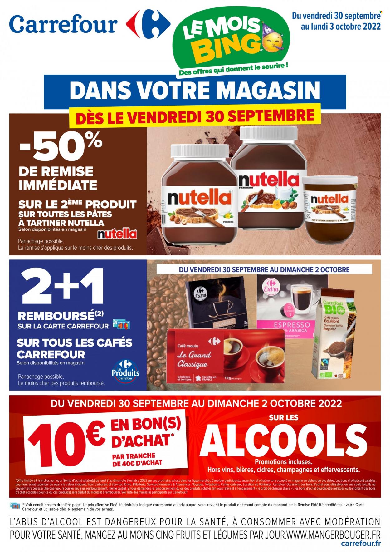 Catalogue Carrefour Hypermarchés - 30/09/2022 - 03/10/2022. Page 1