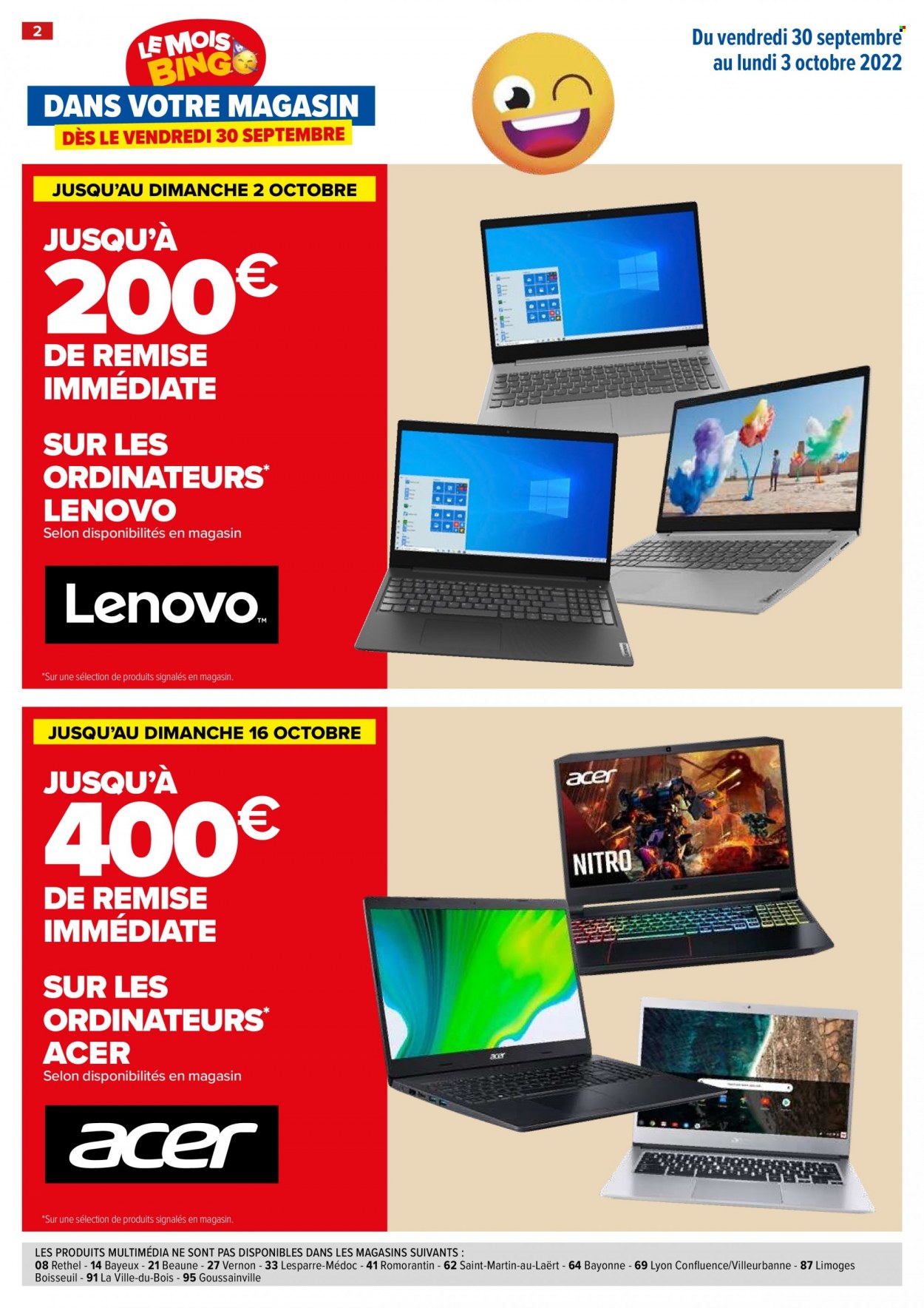 Catalogue Carrefour Hypermarchés - 30/09/2022 - 03/10/2022. Page 2