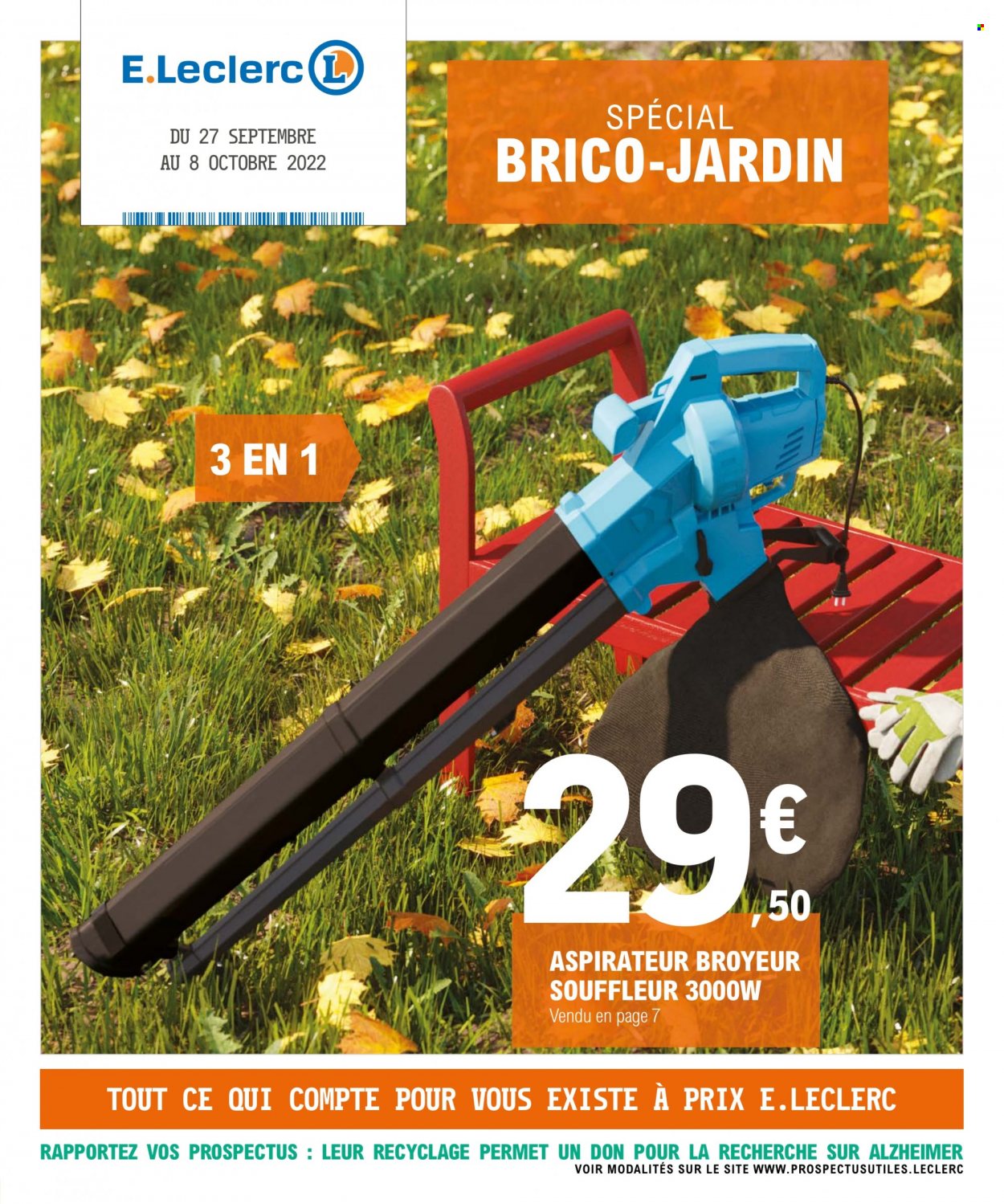 Catalogue E.Leclerc - 27/09/2022 - 08/10/2022. Page 1