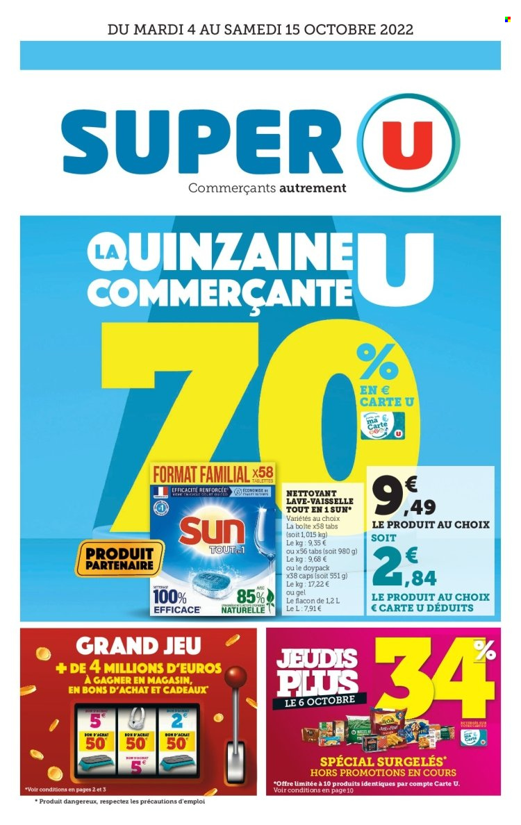 Catalogue SUPER U - 04/10/2022 - 15/10/2022. Page 1