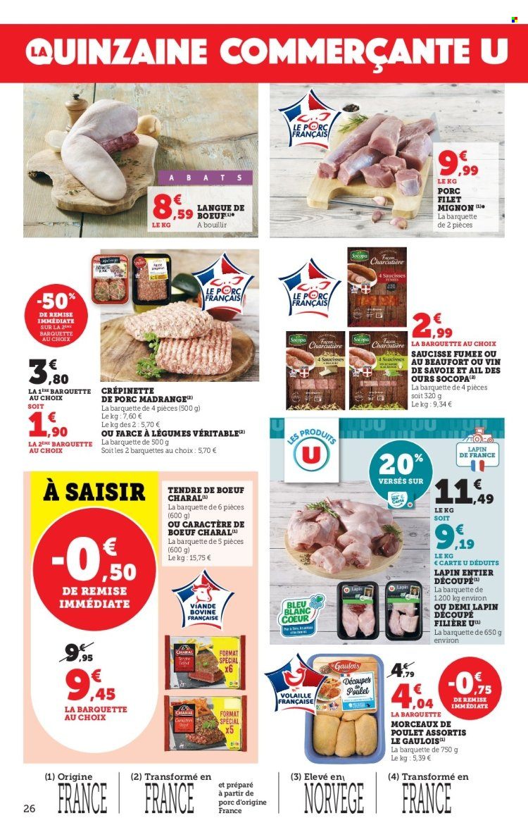 Catalogue SUPER U - 04/10/2022 - 15/10/2022. Page 26