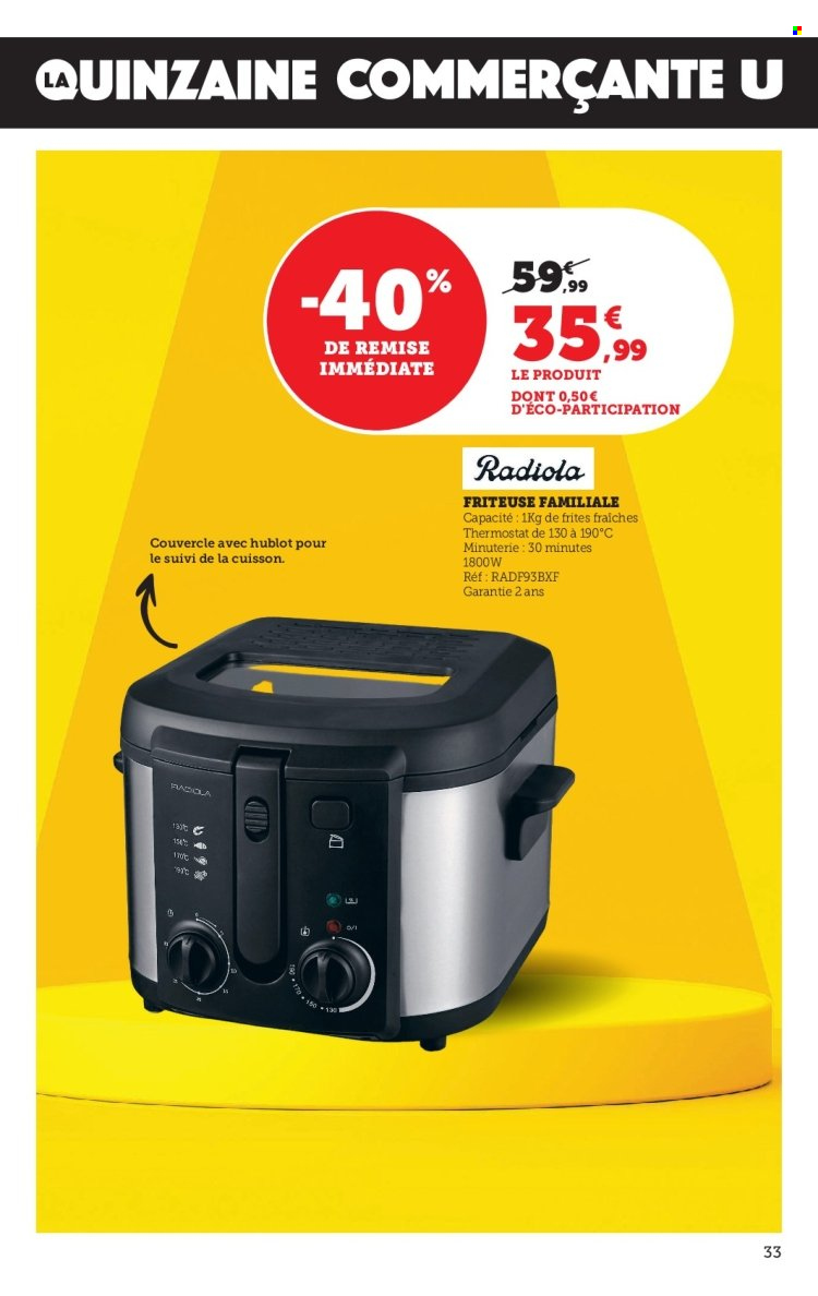 Catalogue SUPER U - 04/10/2022 - 15/10/2022. Page 33
