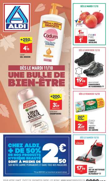 Catalogue ALDI - 11/10/2022 - 17/10/2022.
