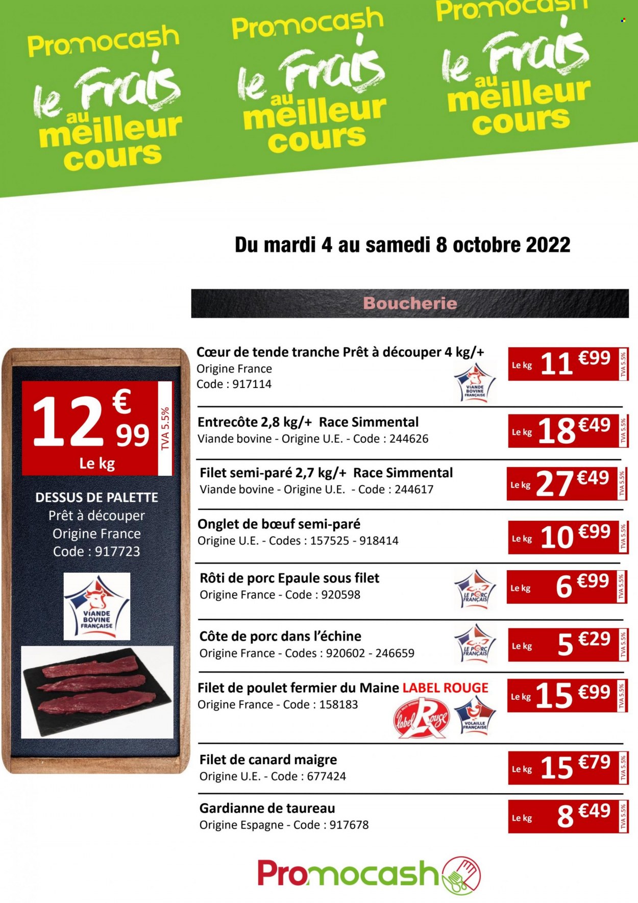 Catalogue Promocash - 04/10/2022 - 08/10/2022. Page 1