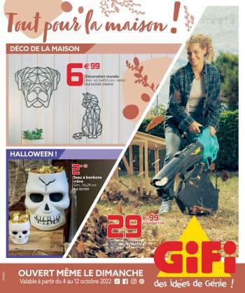 Catalogue GiFi - 04/10/2022 - 12/10/2022.