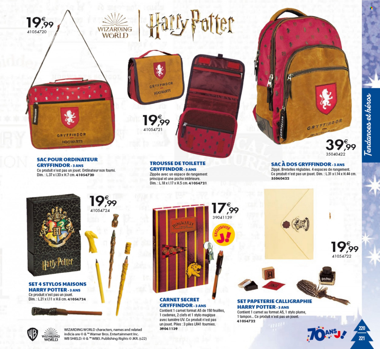 thumbnail - Catalogue JouéClub - Produits soldés - Harry Potter. Page 221.