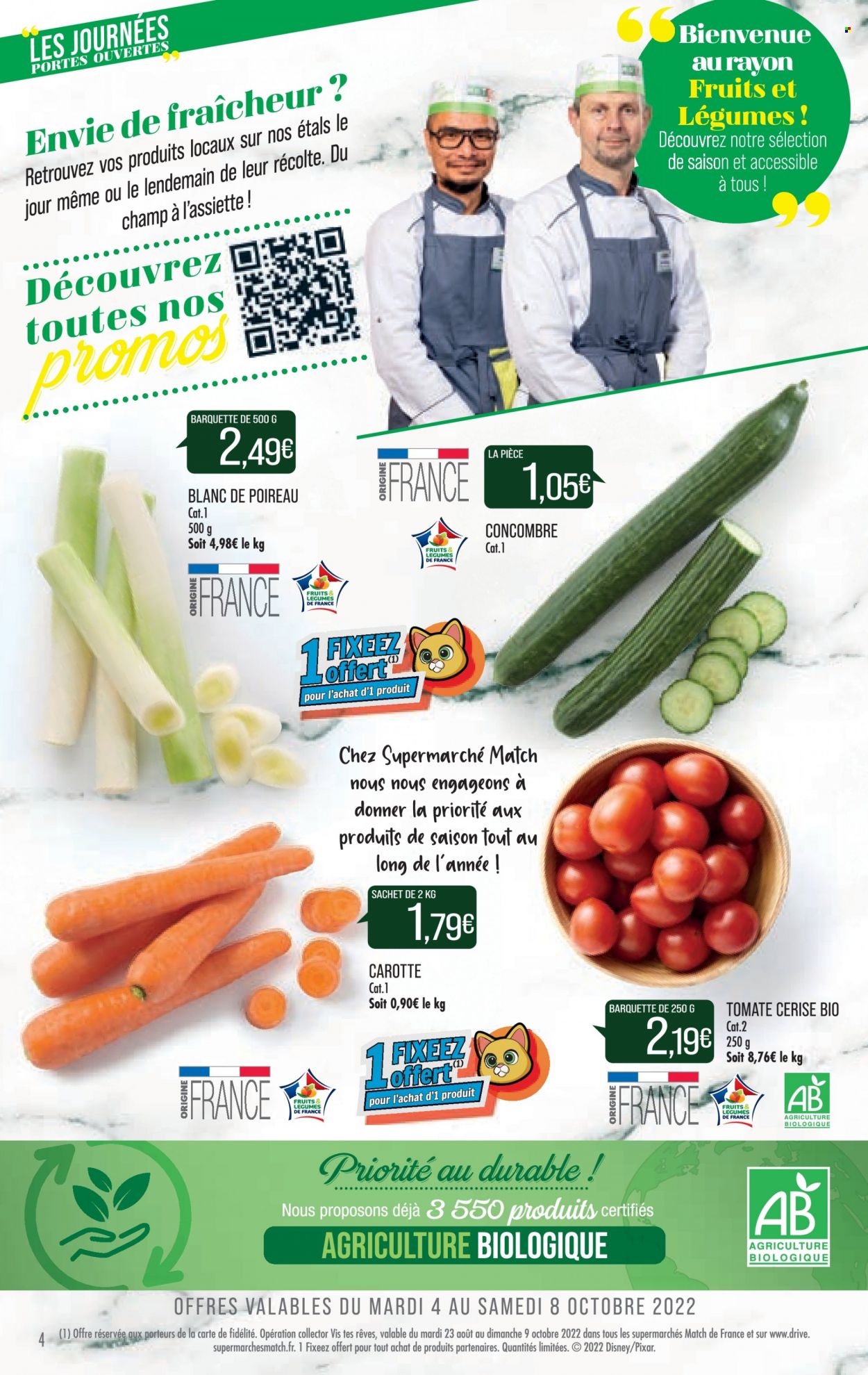 Catalogue Supermarché Match - 04/10/2022 - 09/10/2022. Page 4
