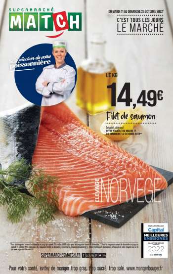 Catalogue Supermarché Match - 11/10/2022 - 23/10/2022.