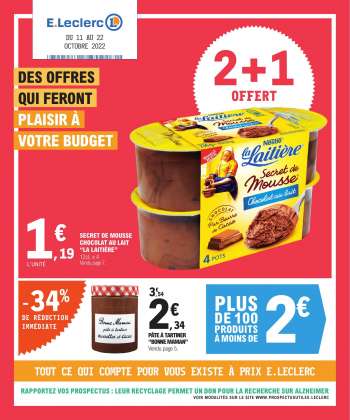 Catalogue E.Leclerc - 11/10/2022 - 22/10/2022.