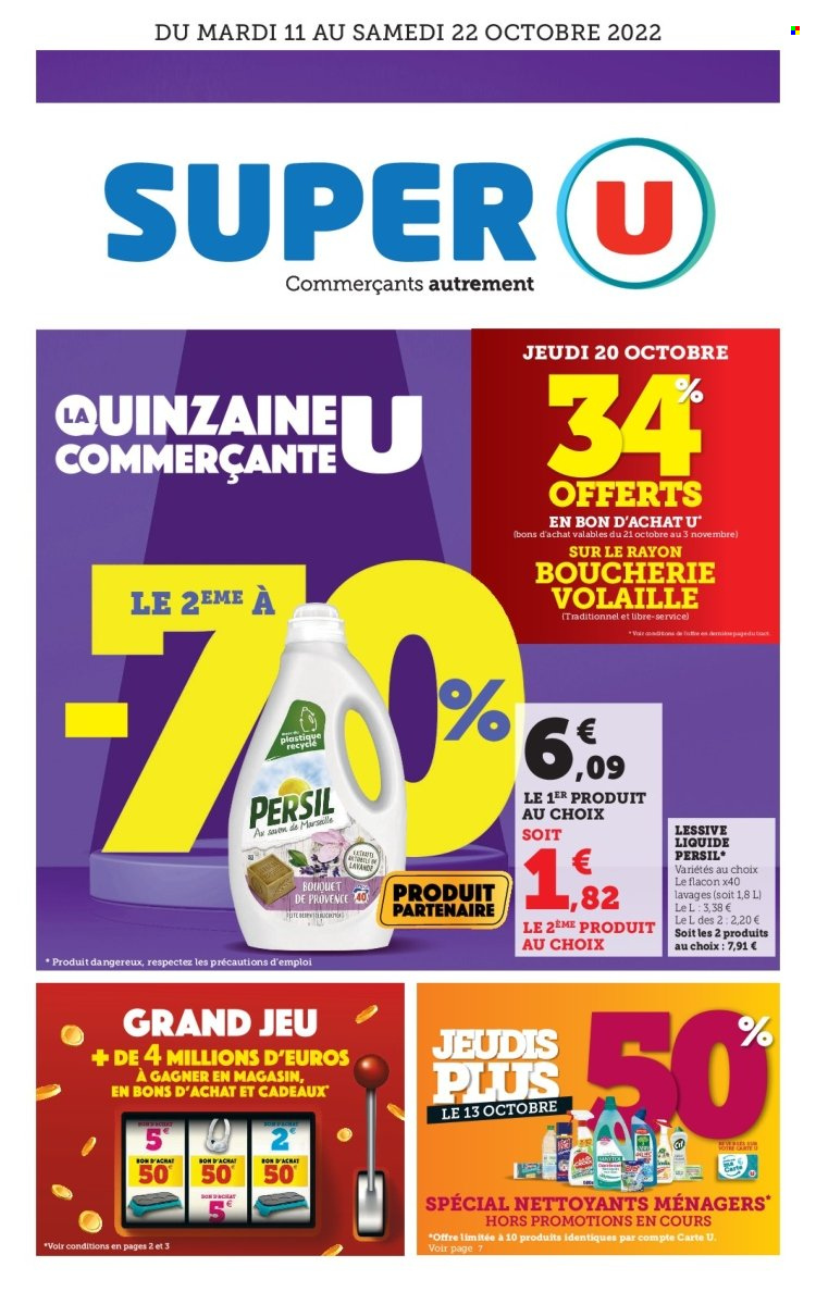Catalogue SUPER U - 11/10/2022 - 22/10/2022. Page 1
