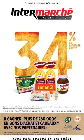 Catalogue Intermarché Super - 18/10/2022 - 30/10/2022.