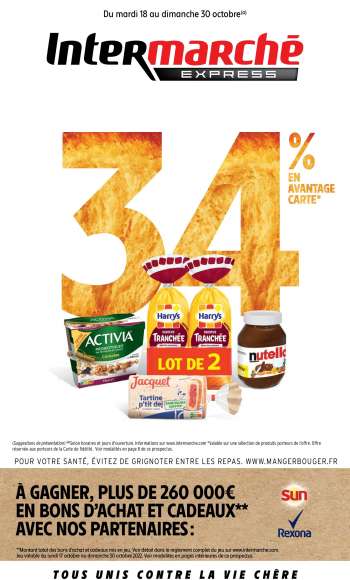 Catalogue Intermarché Express - 18/10/2022 - 30/10/2022.