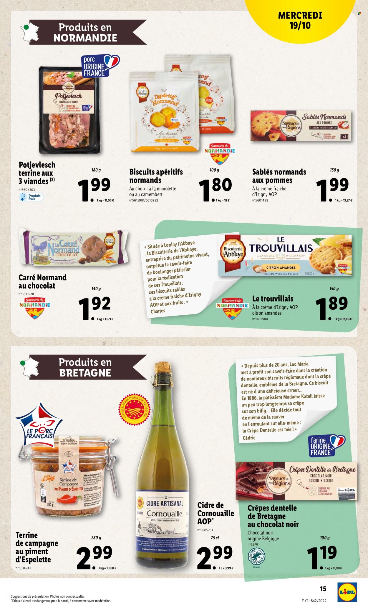 Catalogue Lidl - 19/10/2022 - 25/10/2022. Page 15
