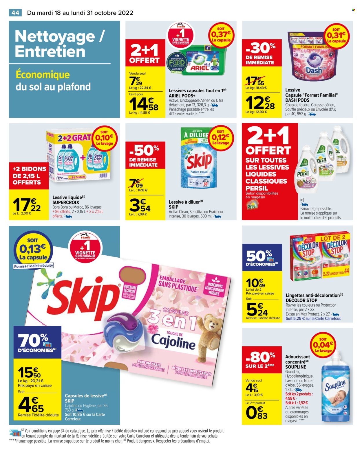 Catalogue Carrefour Hypermarchés - 18/10/2022 - 31/10/2022. Page 46