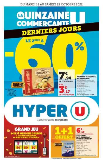 Catalogue HYPER U - 18/10/2022 - 22/10/2022.