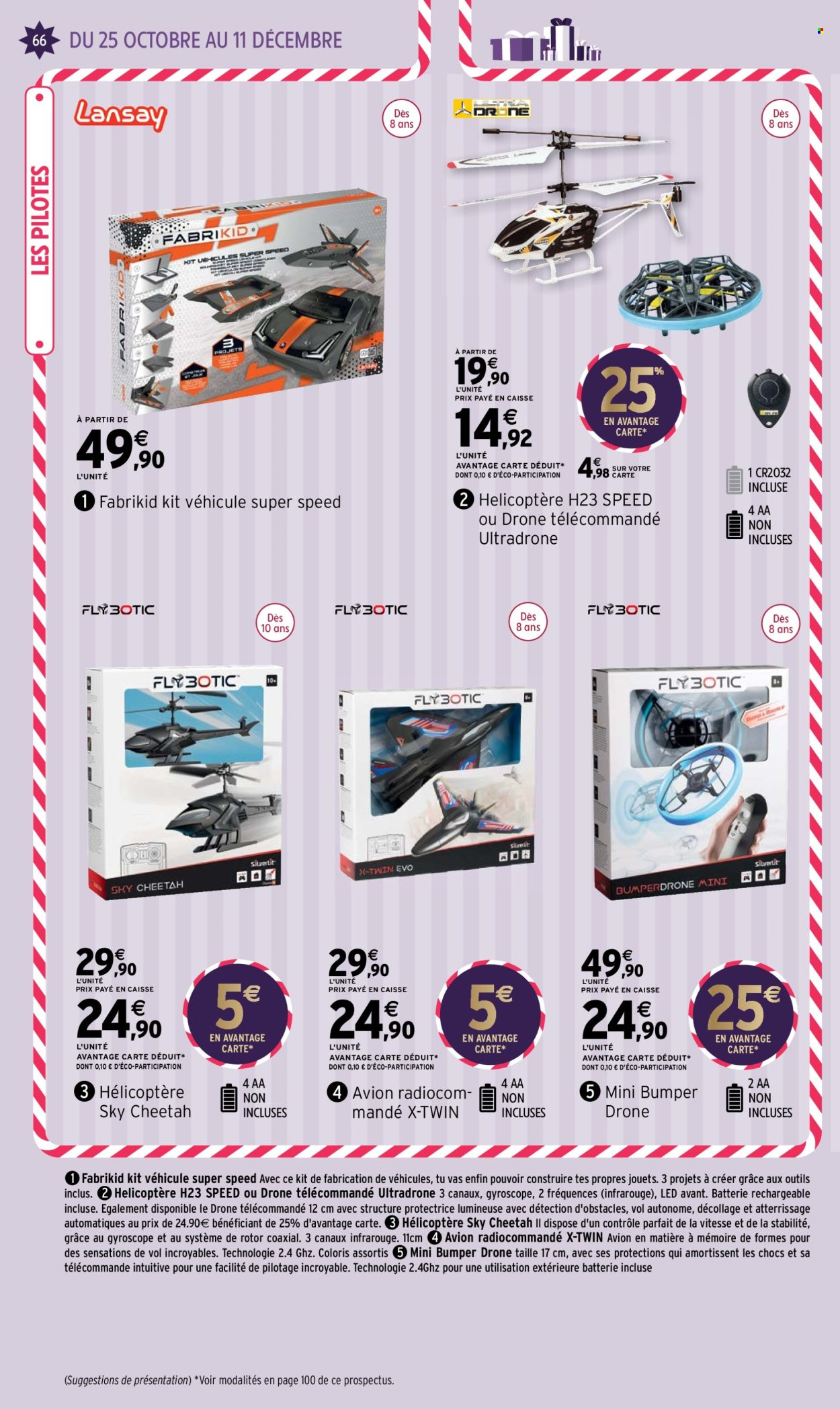 thumbnail - Catalogue Intermarché - 25/10/2022 - 11/12/2022 - Produits soldés - drone, hélicoptère. Page 66.