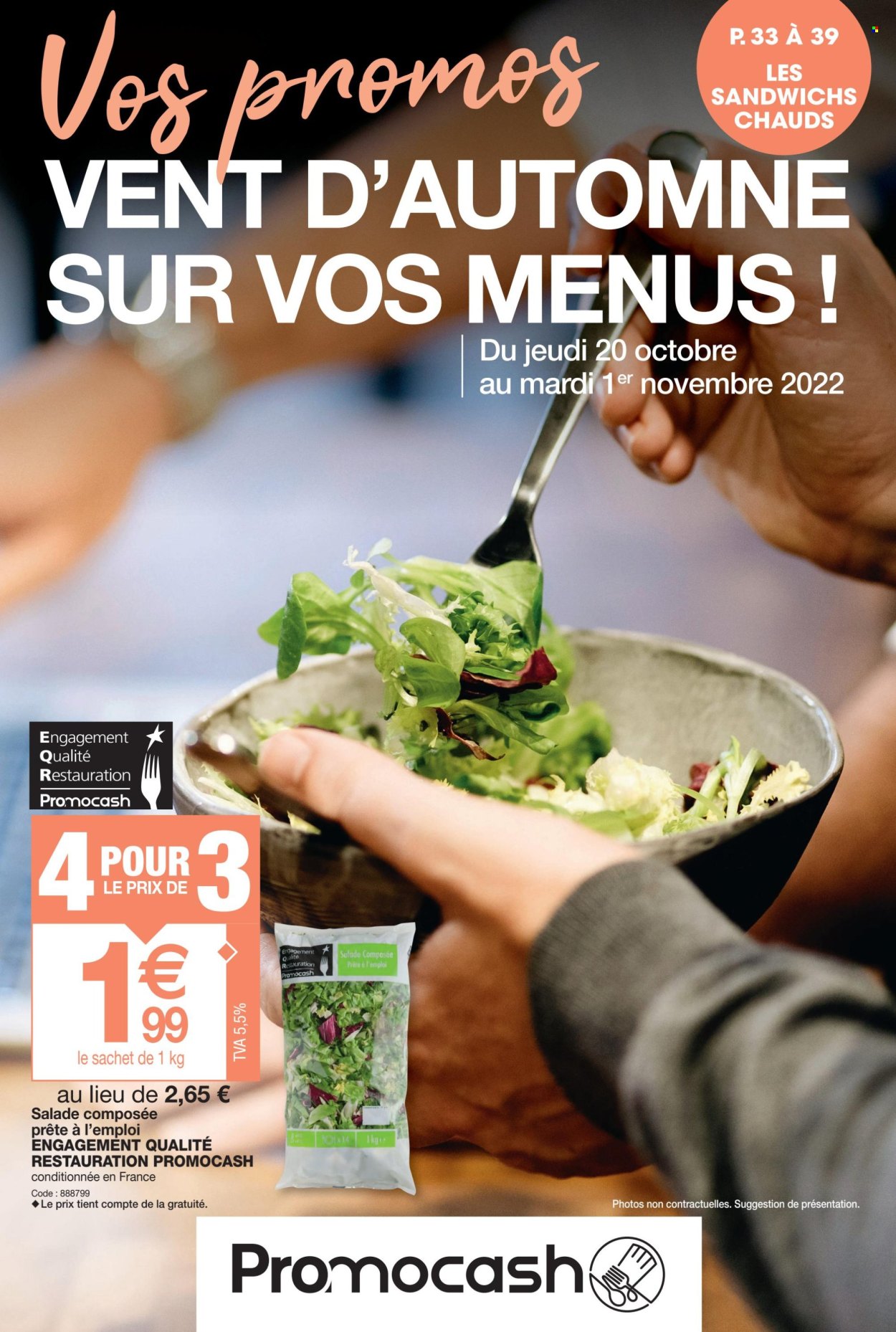 Catalogue Promocash - 20/10/2022 - 01/11/2022. Page 1