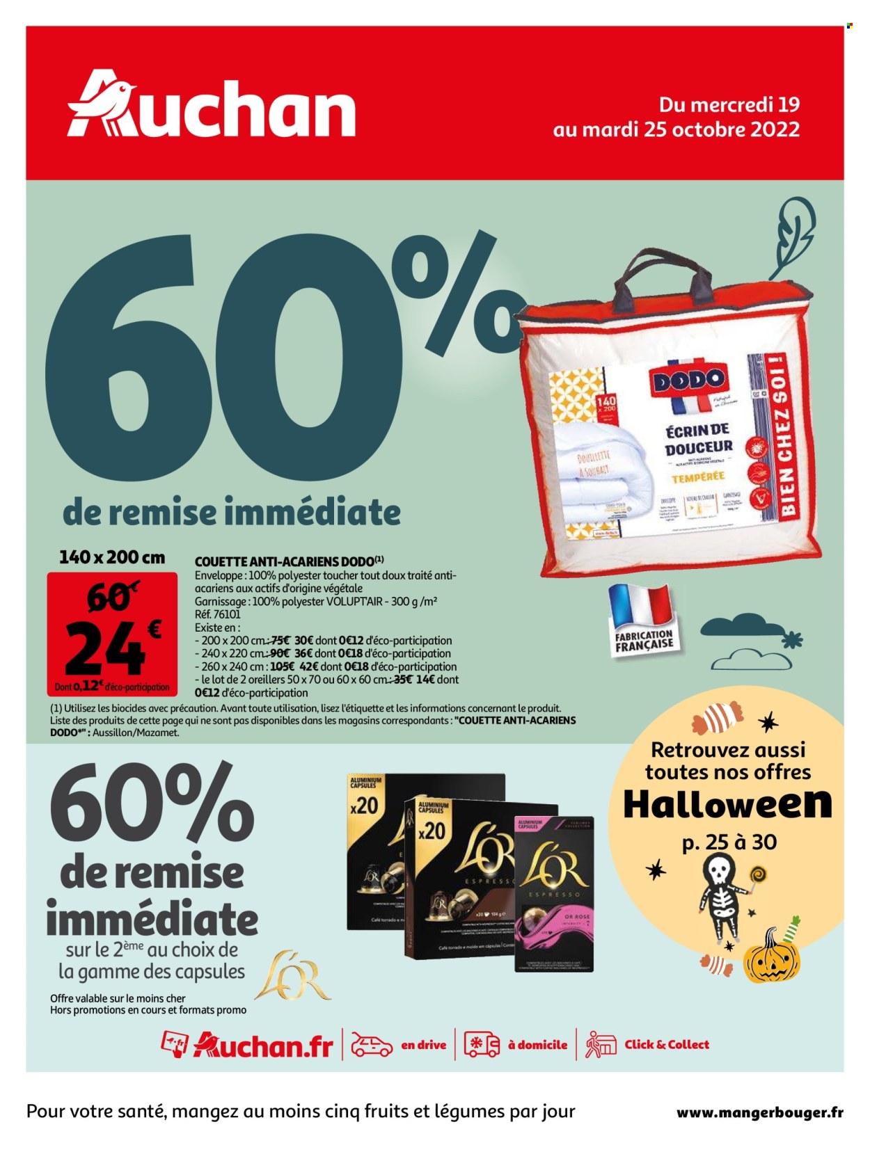 Catalogue Auchan - 19/10/2022 - 25/10/2022. Page 1