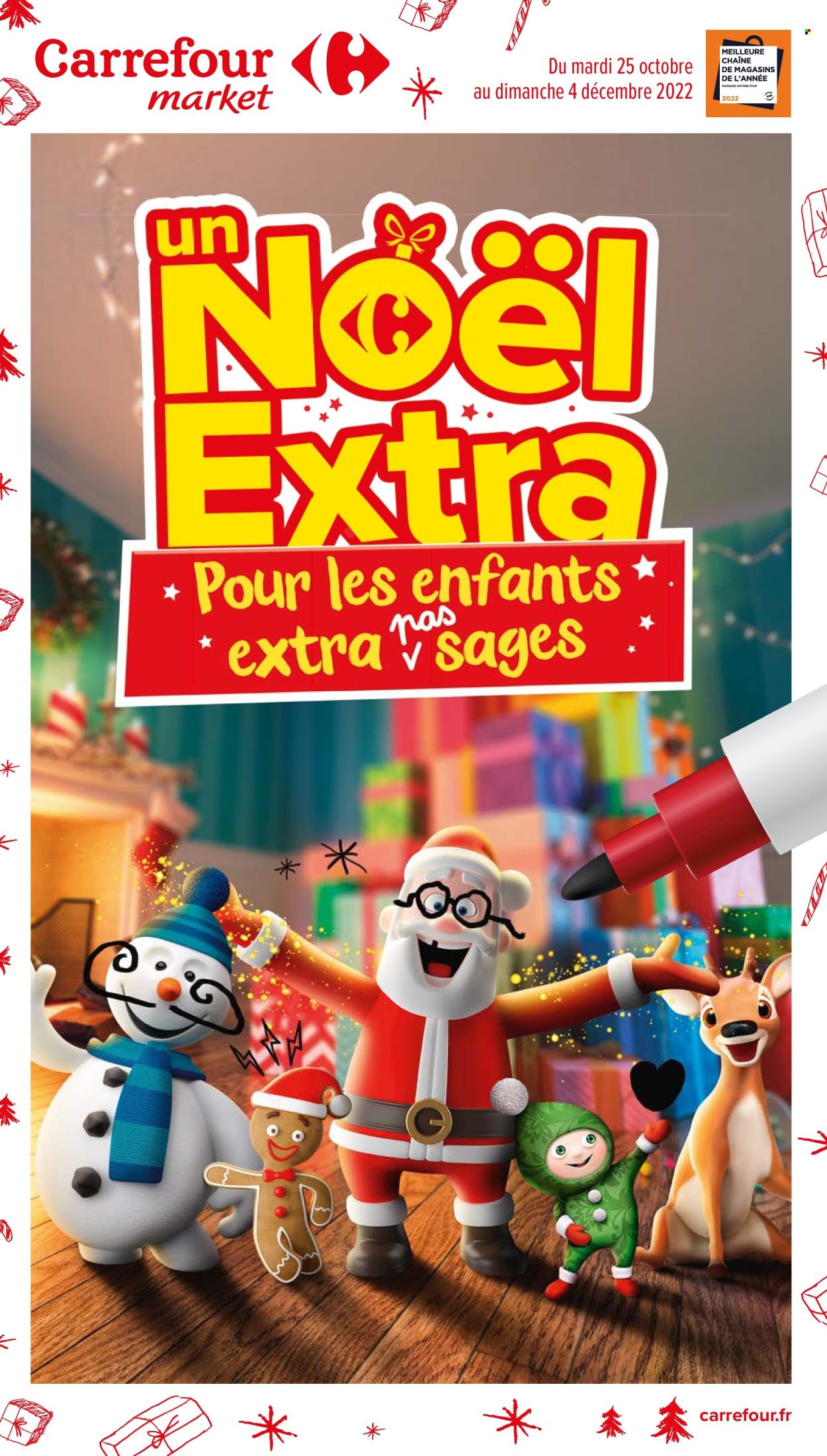 Catalogue Carrefour Market - 25/10/2022 - 24/12/2022. Page 1