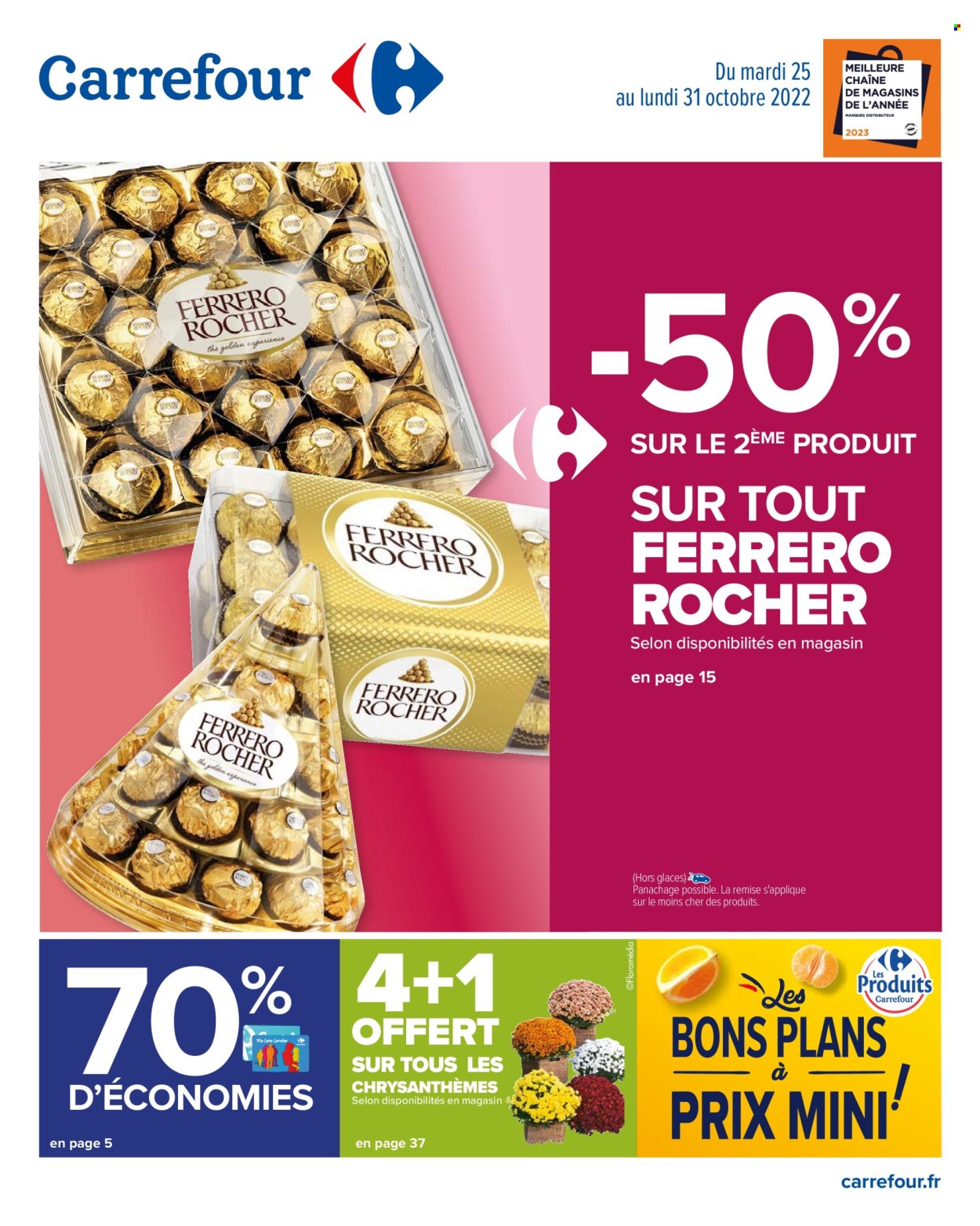 Catalogue Carrefour Hypermarchés - 25/10/2022 - 31/10/2022. Page 1