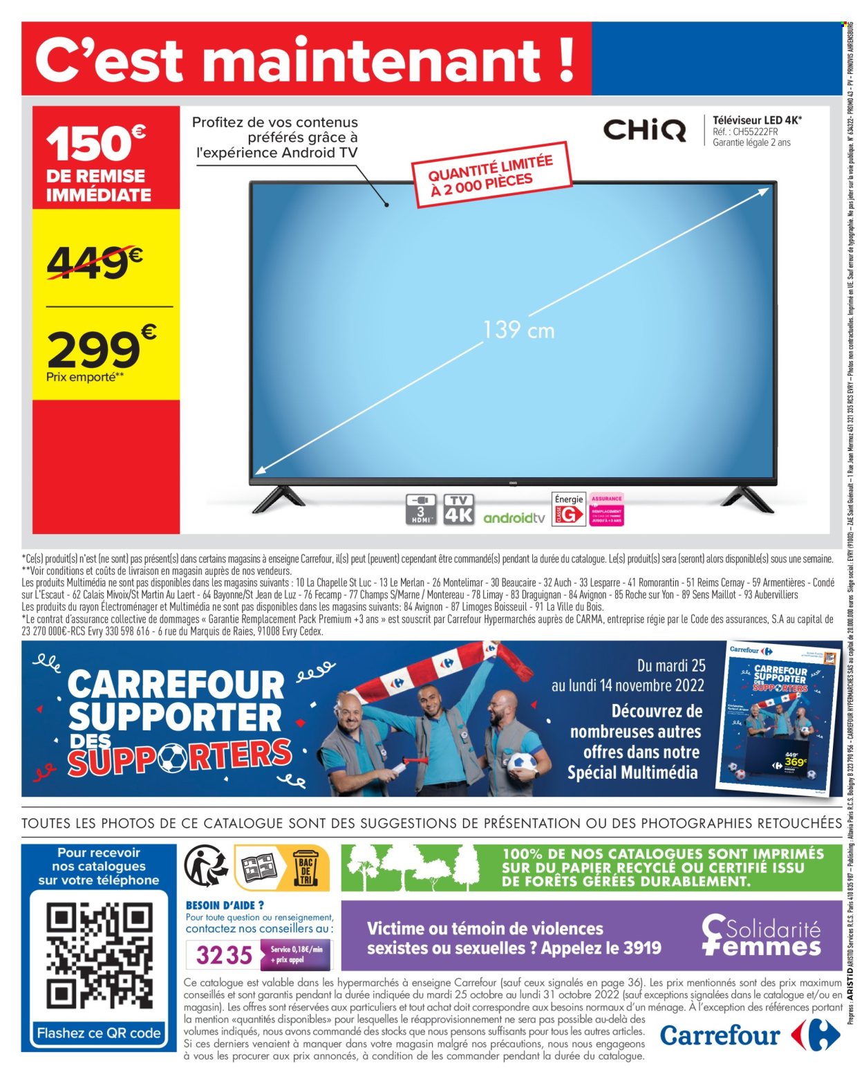 Catalogue Carrefour Hypermarchés - 25/10/2022 - 31/10/2022. Page 54