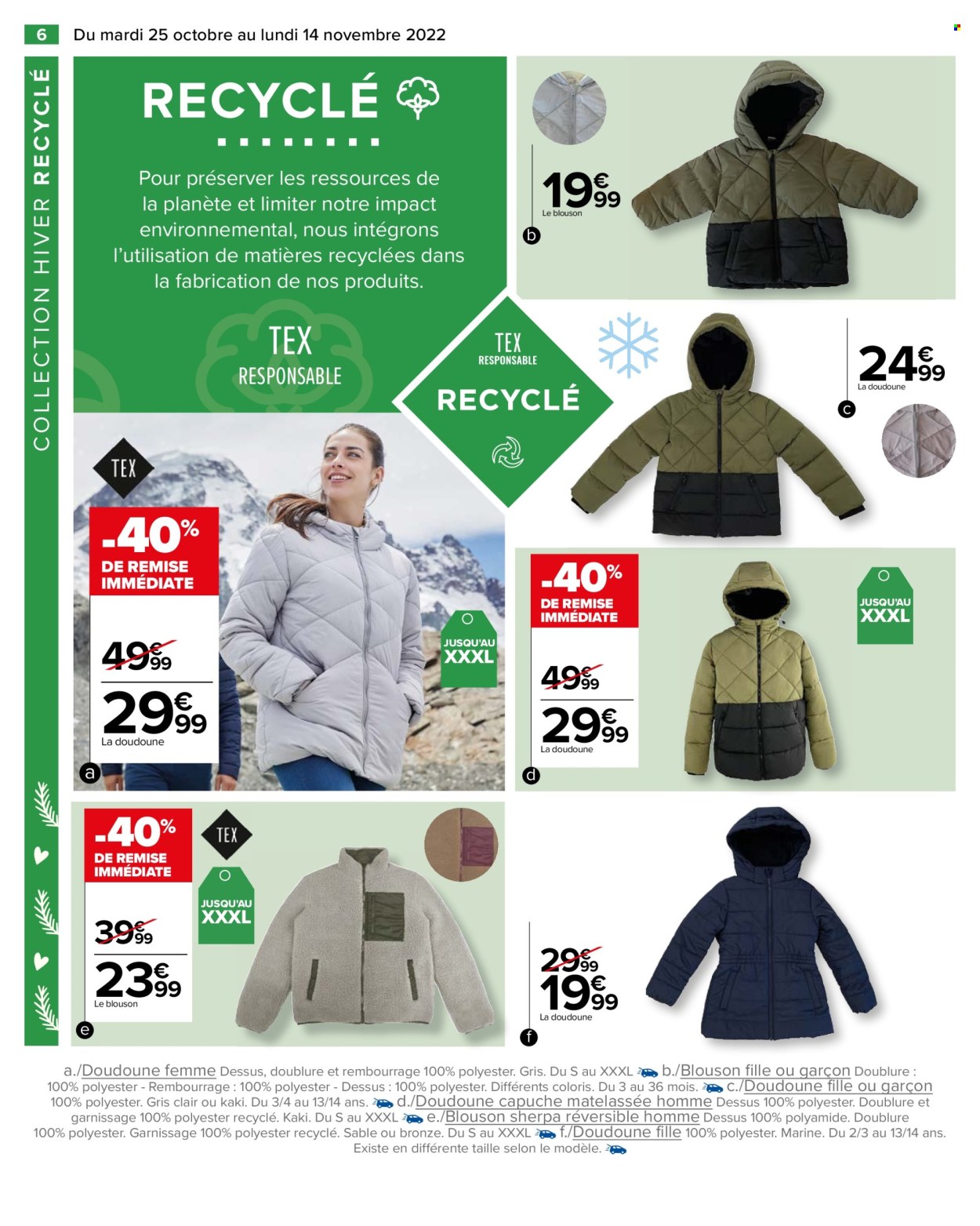 Catalogue Carrefour Hypermarchés - 25/10/2022 - 14/11/2022. Page 6