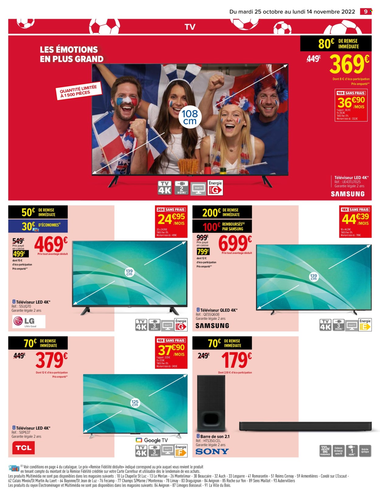 Catalogue Carrefour Hypermarchés - 25/10/2022 - 14/11/2022. Page 9