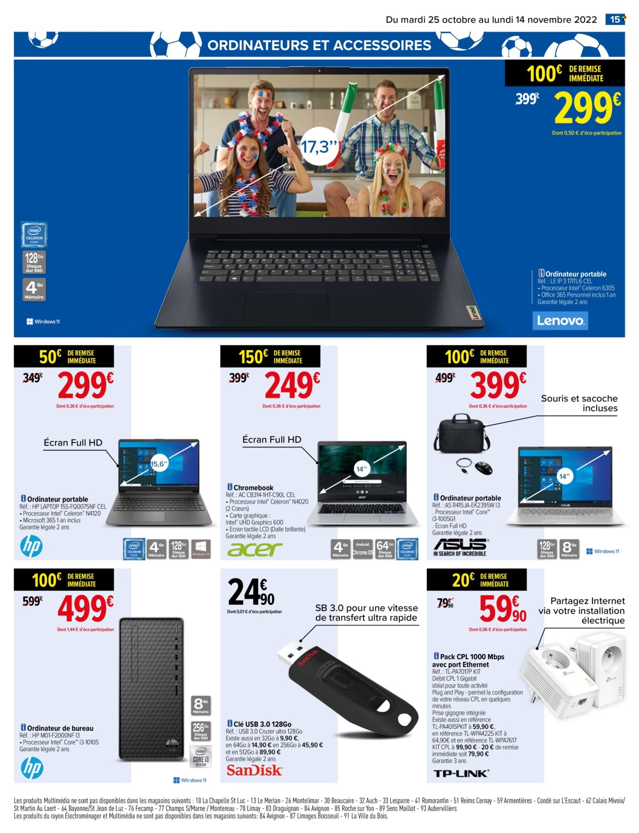 Catalogue Carrefour Hypermarchés - 25/10/2022 - 14/11/2022. Page 15