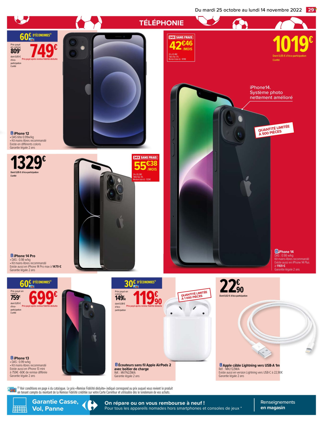 Catalogue Carrefour Hypermarchés - 25/10/2022 - 14/11/2022. Page 29