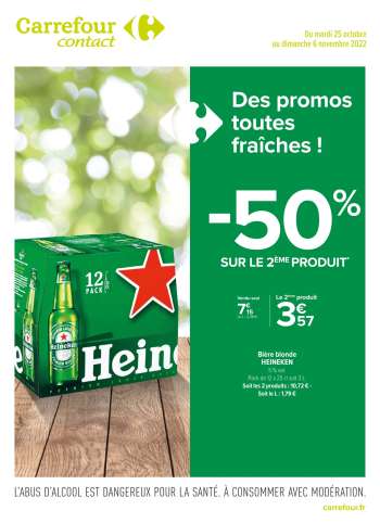 Catalogue Carrefour Contact - 25/10/2022 - 06/11/2022.
