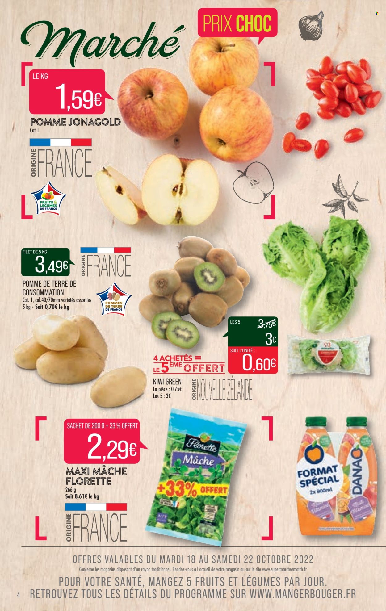 Catalogue Supermarché Match - 18/10/2022 - 23/10/2022. Page 4